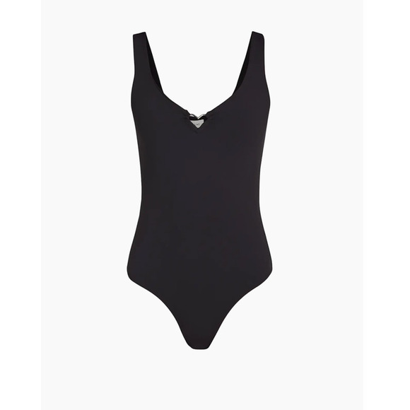 Cami NYC Tayma Heart Bodysuit in Black - S - Picture 1 of 8